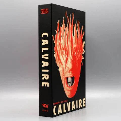 Degausser Video Calvaire Limited Edition Deluxe LED VHS with striking artwork.