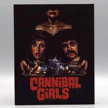 Cannibal Girls Blu-Ray with slipcover featuring original movie artwork.