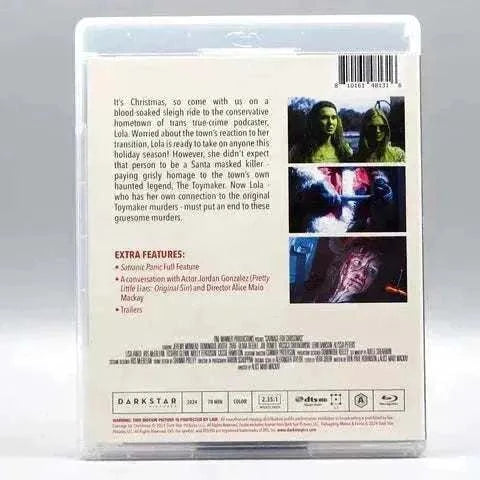 Dark Star - Carnage for Christmas Blu-Ray with slipcover, featuring horror scenes and extra features.