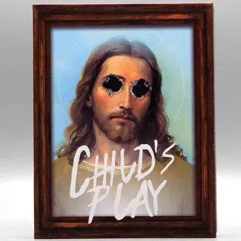 Cinématographe Child's Play Blu-Ray mediabook cover with a framed image of a damaged portrait.