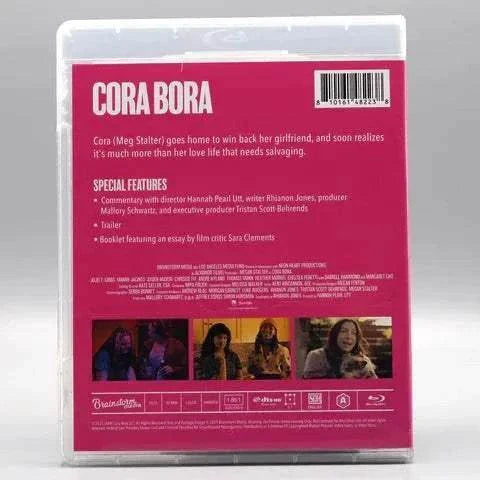 Cora Bora Blu-Ray with Slipcover featuring special features and summary.