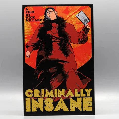 Degausser Video Criminally Insane Limited Edition LED VHS Cover Art