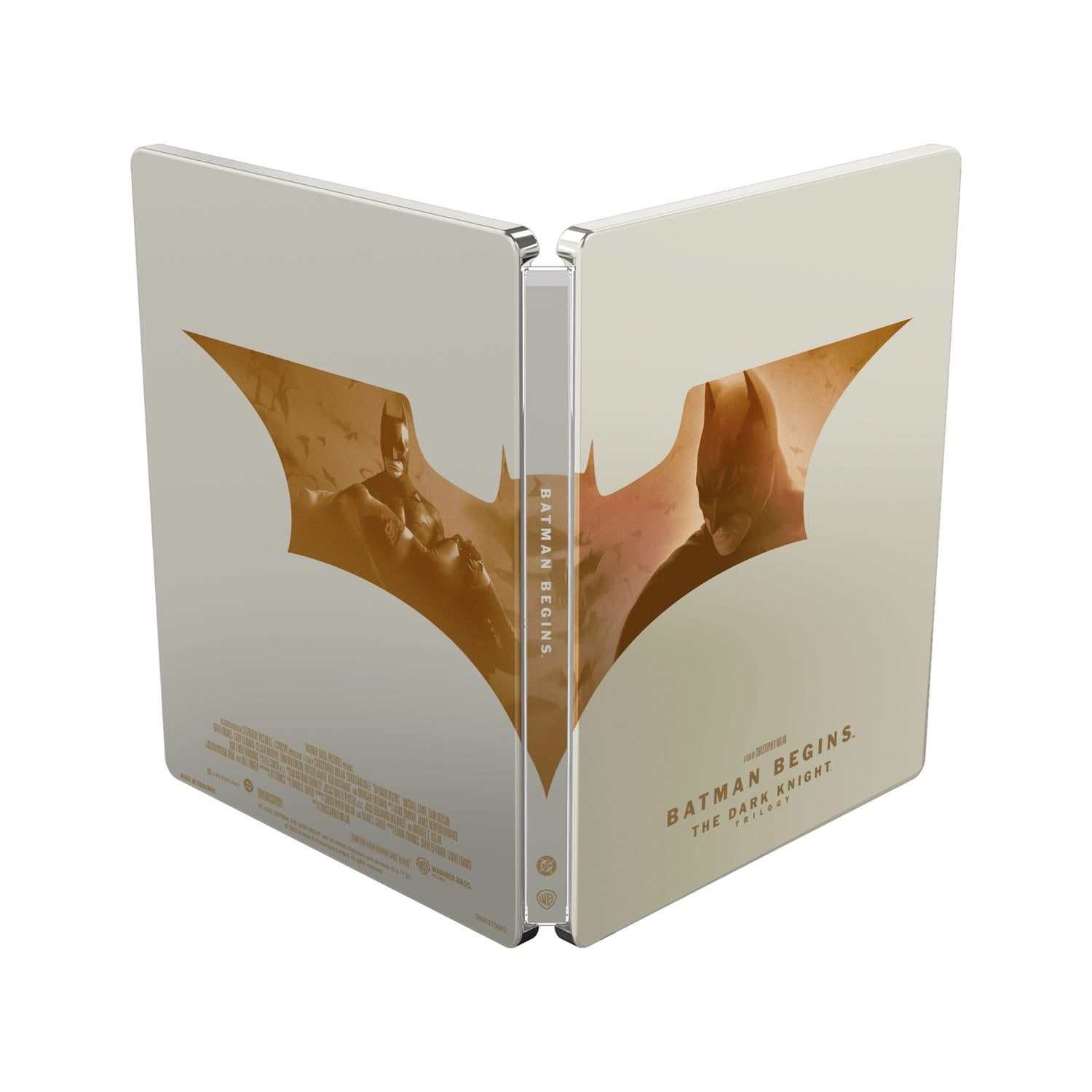 Batman The Dark Knight Trilogy limited edition Steelbook 4K Ultra HD and Blu-Ray pre-order with exclusive artwork