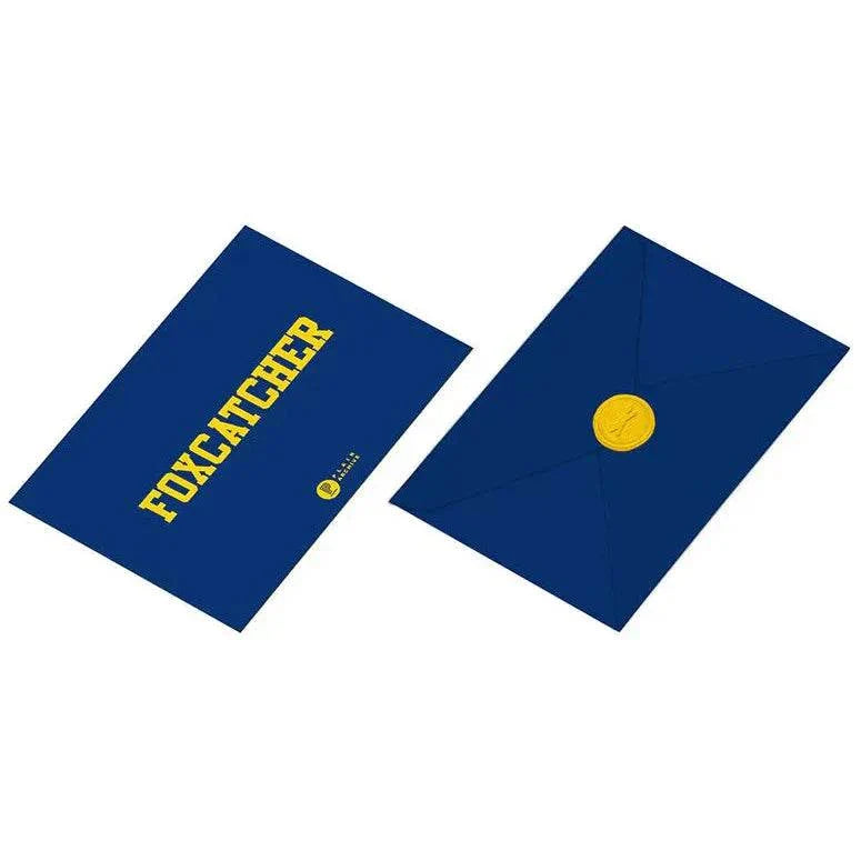 Foxcatcher Deluxe Box Blu-ray Steelbook with exclusive artwork and collectible items packaged in a protective deluxe box