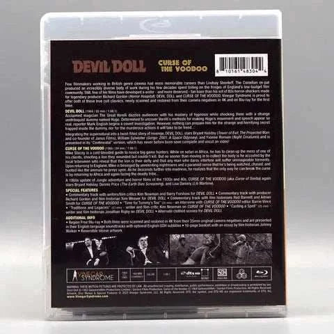 Vinegar Syndrome - Devil Doll / Curse of the Voodoo Blu-Ray