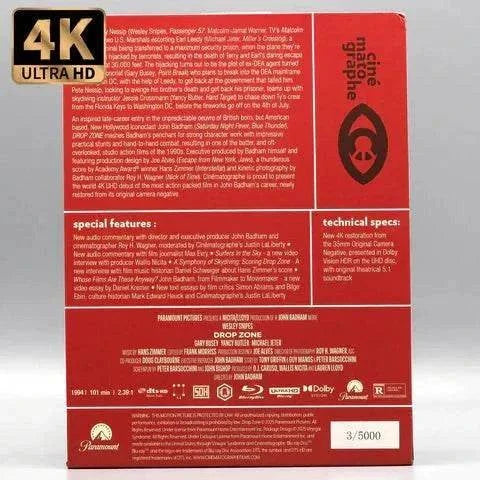 Cinématographe - Drop Zone 4K UHD + Blu-Ray