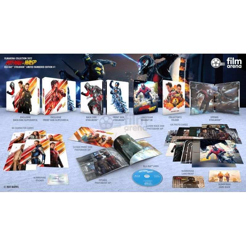 Ant-Man and The Wasp Filmarena Collection #160 One-Click Blu-ray SteelBook with exclusive cards and collectible packaging