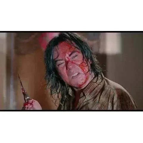 Vinegar Syndrome - Ebola Syndrome 4K UHD + Blu-Ray slipcover featuring a character with blood-stained face and weapon.