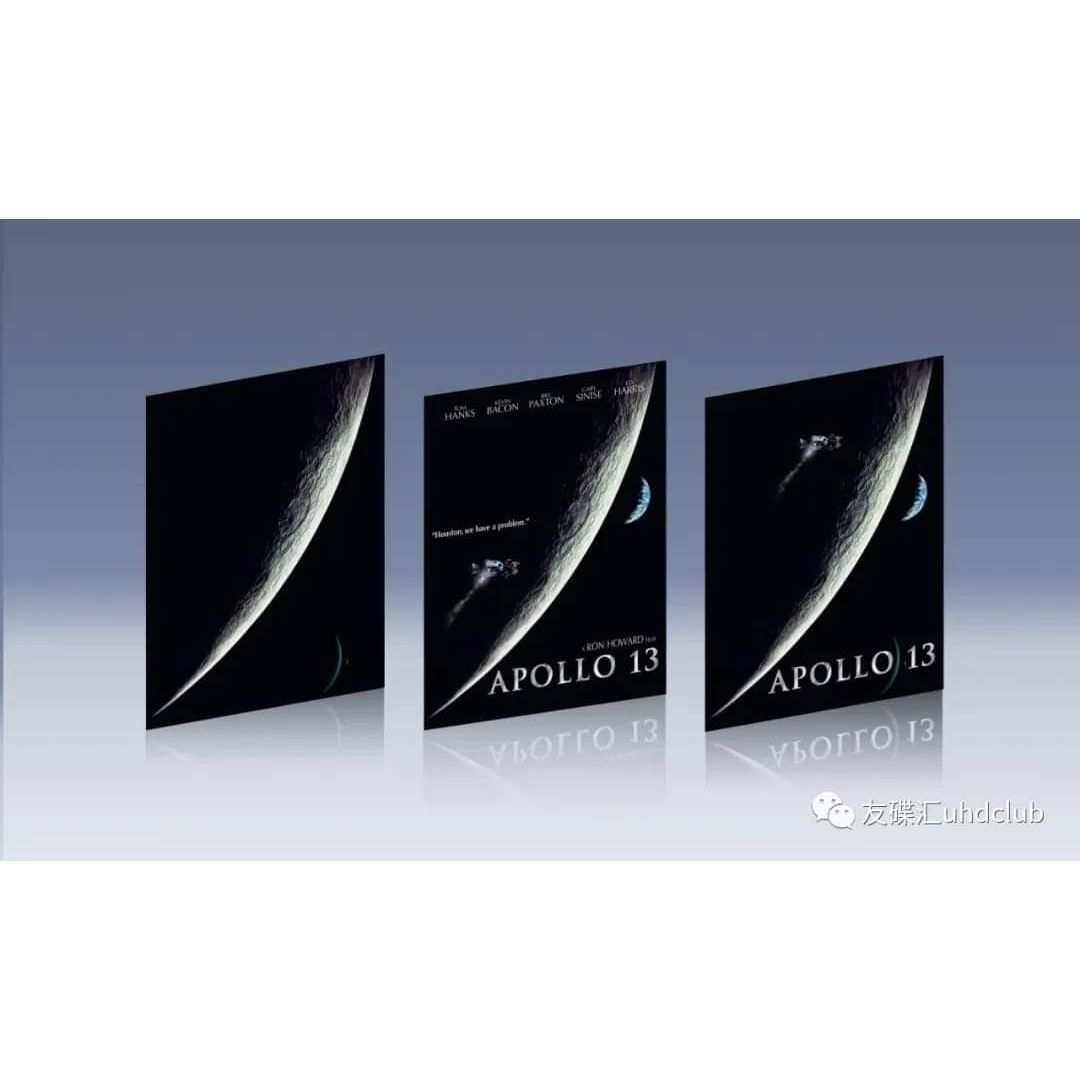 Apollo 13 4K UHD and Blu-Ray Hardbox Digipak with limited edition packaging and collectible inserts.