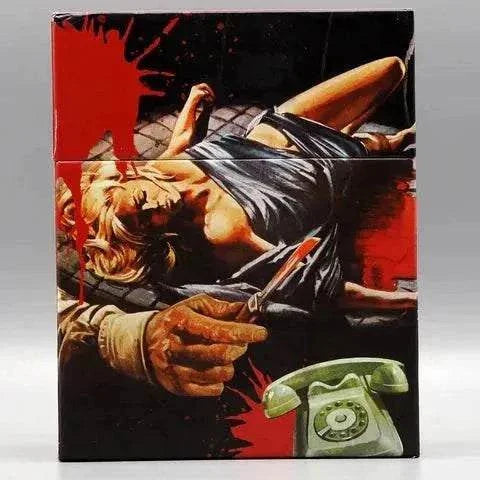 Vinegar Syndrome Forgotten Gialli Volume Eight Blu-Ray Box Set cover artwork.