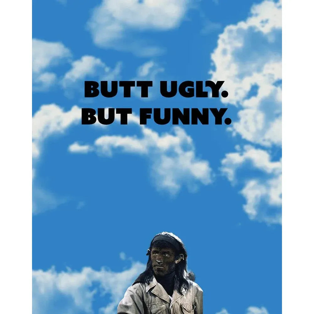 Freaked 4K UHD and 2 Blu-Ray limited edition slipcover with cult comedy poster and tagline "Butt Ugly. But Funny."