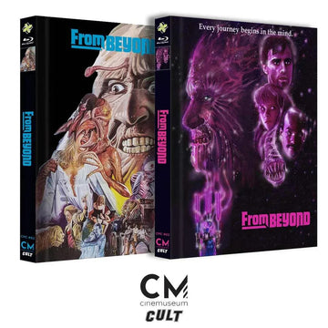 From Beyond Blu-Ray and DVD Mediabook combo with horror-themed cover art and matching numbers, region free from CineMuseum Cult
