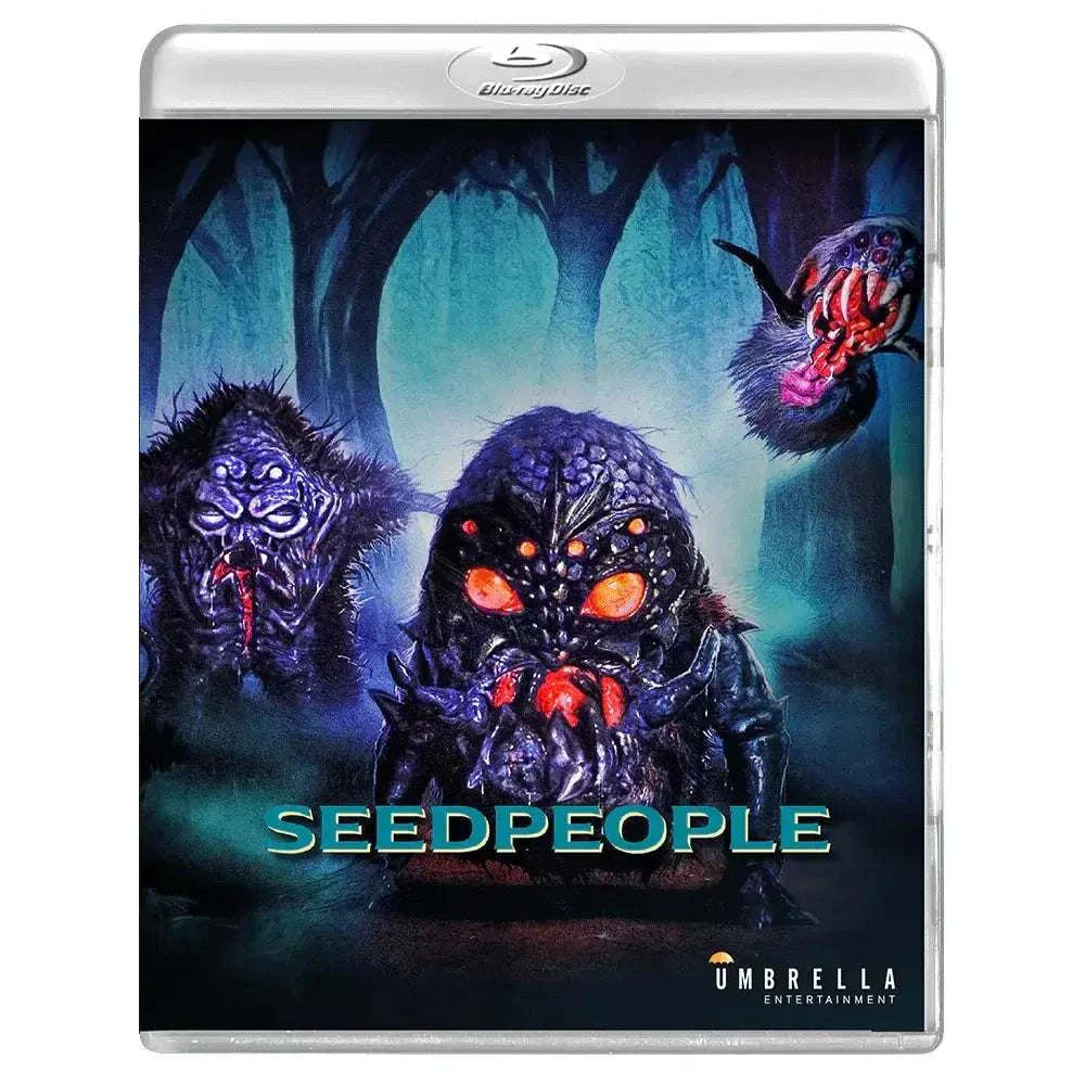 Full Moon Fright Box Vol. 2 Blu-ray featuring Seedpeople horror cover with monstrous alien plant creatures in dark forest