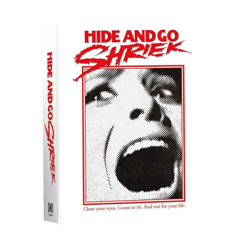 Pre-order Hide and Go Shriek 1988 2-disc 4K UHD and Blu-ray limited edition with rigid slipcase and extras