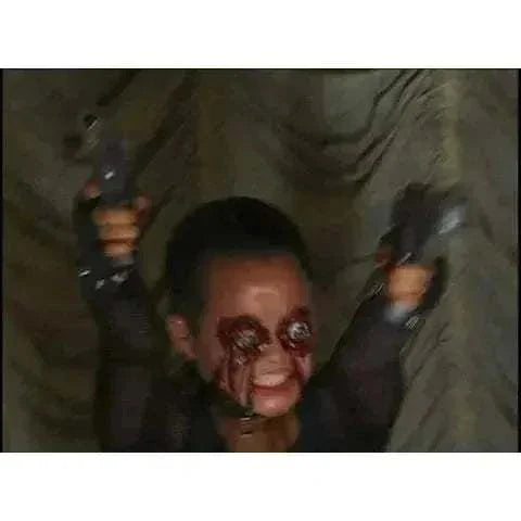 Saturn's Core Sixteen Tongues Blu-Ray with Slipcover - Dystopian Cyberpunk Movie Still