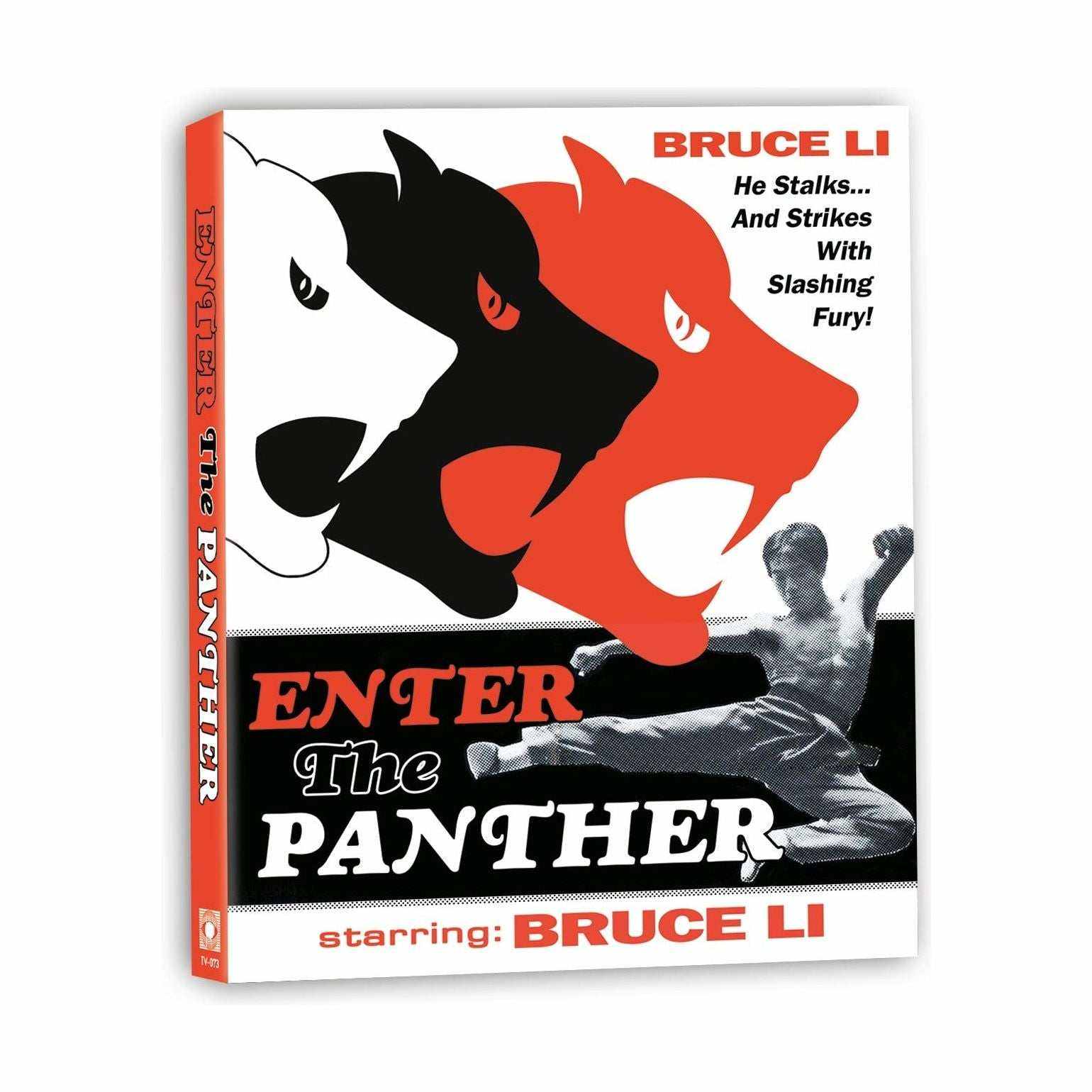 Enter The Panther 1976 Blu-ray with slipcover featuring martial arts action starring Bruce Li.