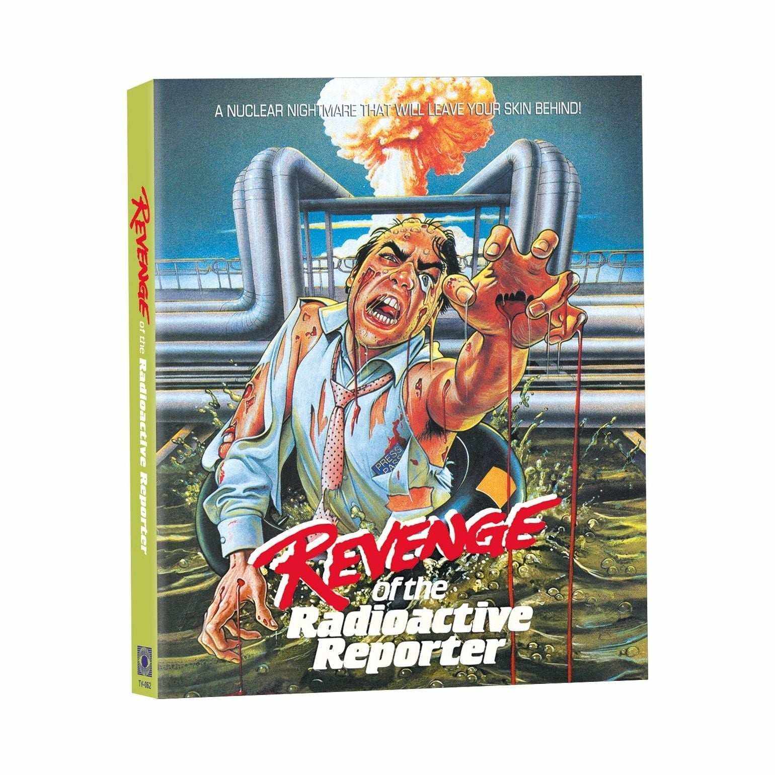 Revenge of the Radioactive Reporter 4K UHD Blu-ray 2 Disc Edition with Slipcover featuring vivid artwork and limited embossing.