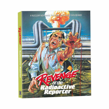 Revenge of the Radioactive Reporter 4K UHD Blu-ray 2 Disc Edition with Slipcover featuring vivid artwork and limited embossing.