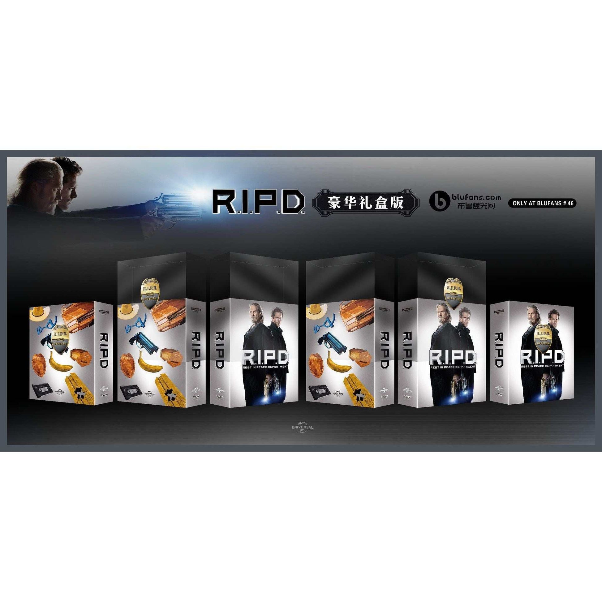 R.I.P.D. 4K UHD and Blu-ray SteelBook special edition with full slipcover and extras by Blufans OAB #46