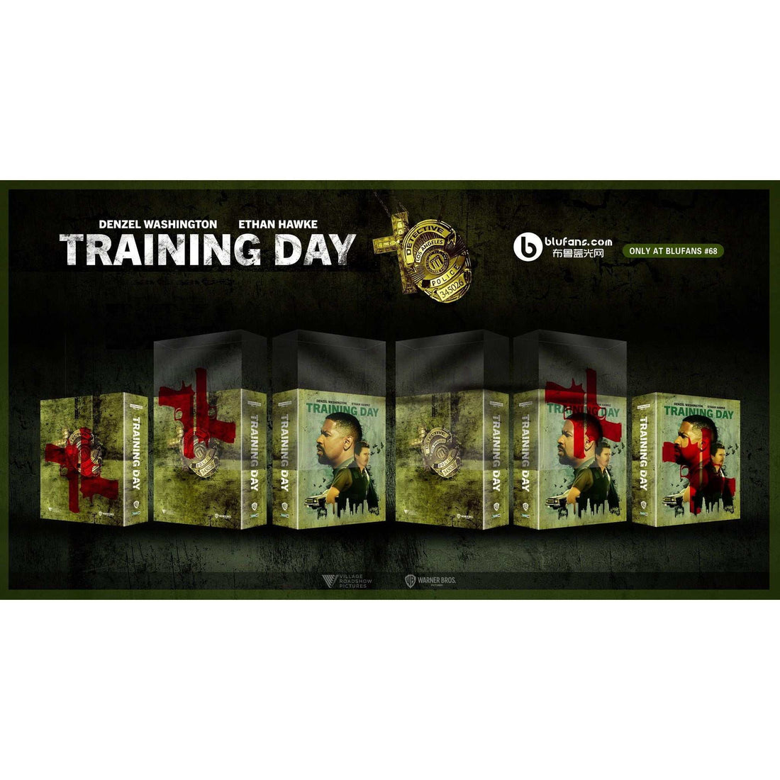 Training Day 4K UHD and Blu-ray SteelBook collector's edition with full slipcover and extras by Blufans OAB #68