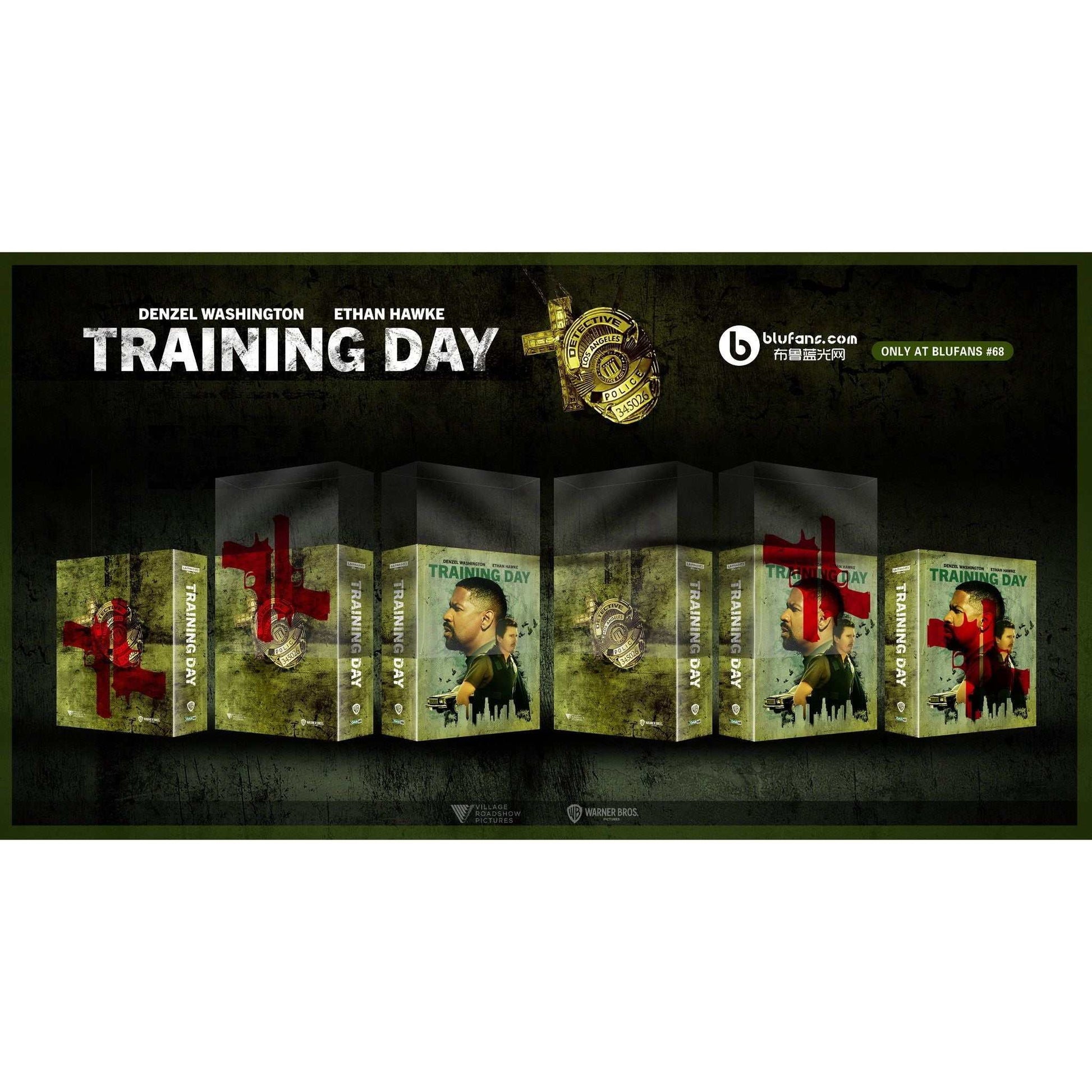 Training Day 4K UHD and Blu-ray SteelBook set with full slipcover and extras by Blufans OAB #68