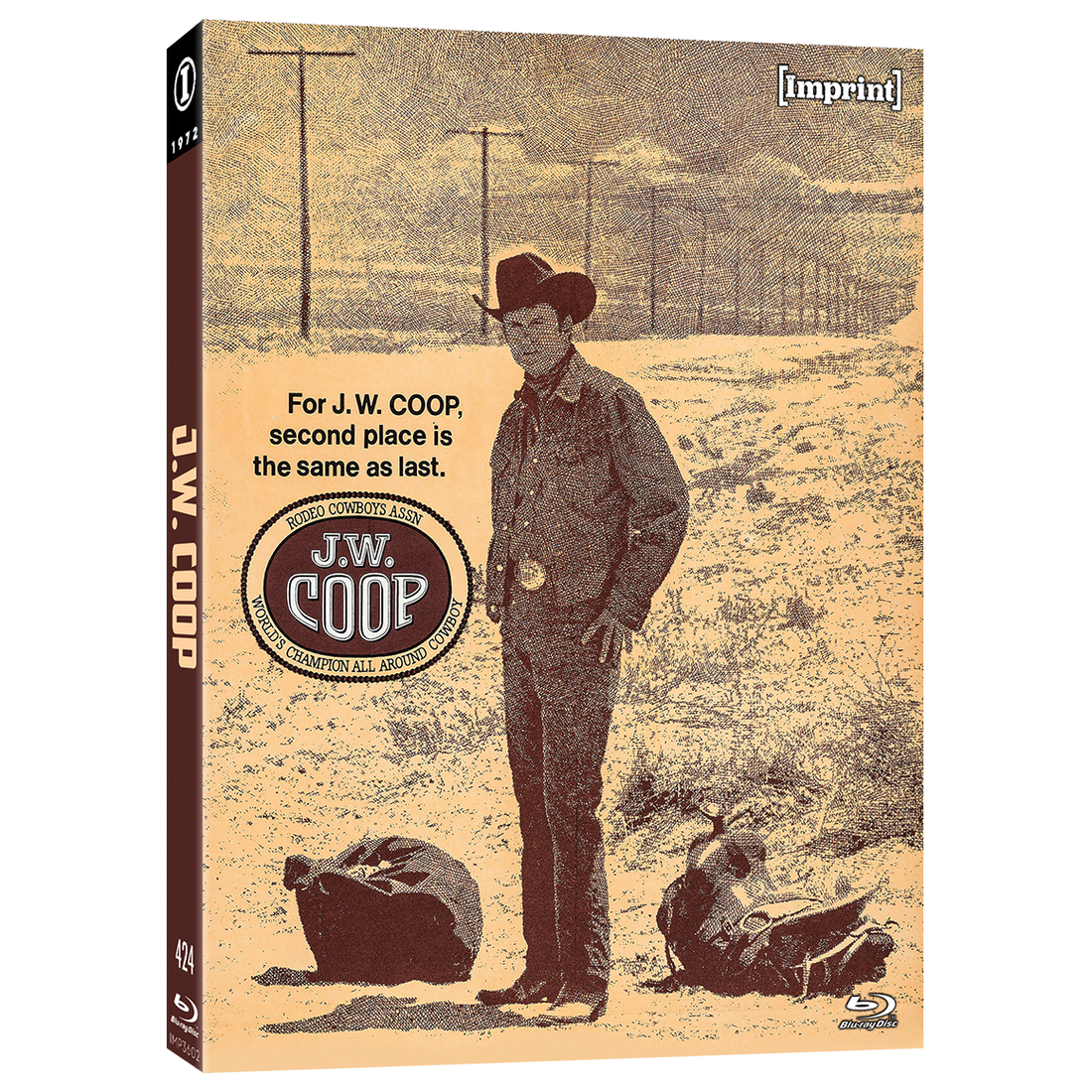 J.W. Coop Blu-Ray with limited edition slipcover and western drama cover art featuring cowboy and rodeo scenes.