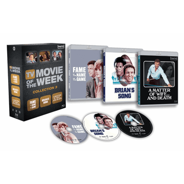 TV Movie Of The Week Collection Three limited edition 3-disc Blu-ray set with three classic 60s and 70s TV movies in hardbox packaging, region free.