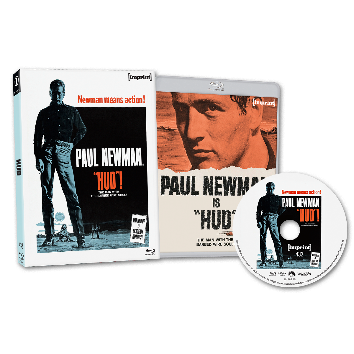 Hud 1963 Blu-ray with limited edition slipcover featuring Paul Newman cover art