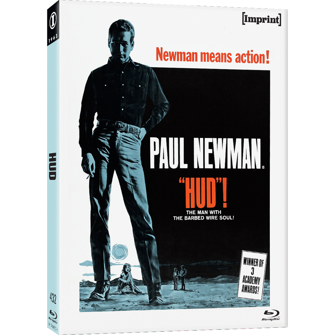 Hud 1963 Blu-ray with limited edition slipcover featuring Paul Newman cover art