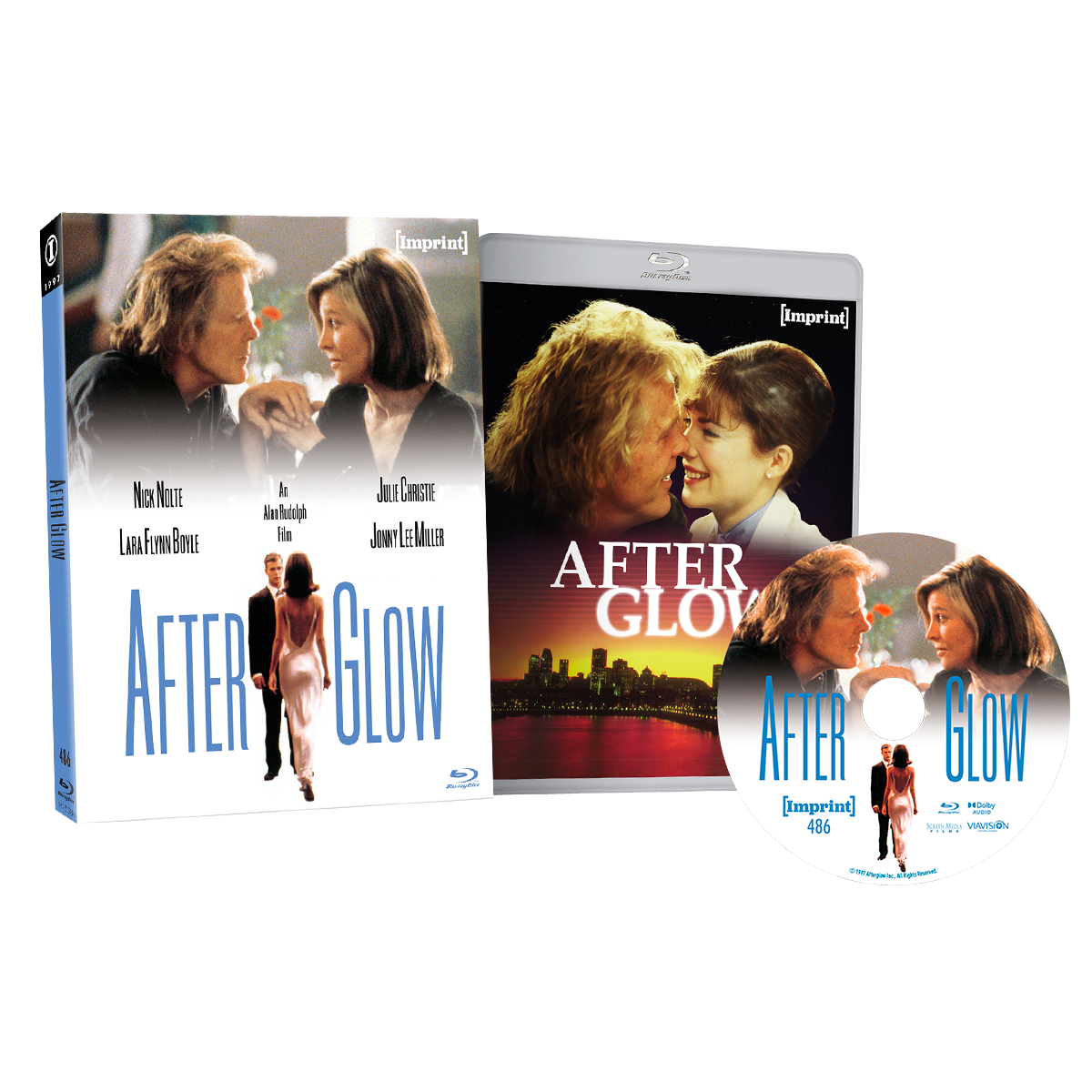 Afterglow 1997 Blu-ray with limited edition slipcover featuring Nick Nolte and Julie Christie, region free, pre-order edition with special features