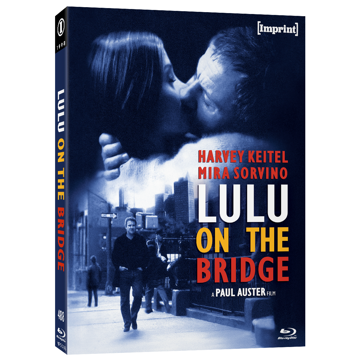 PRE-ORDER Lulu On The Bridge 1998 Blu-ray with limited edition slipcover featuring Harvey Keitel and Mira Sorvino in a Paul Auster film
