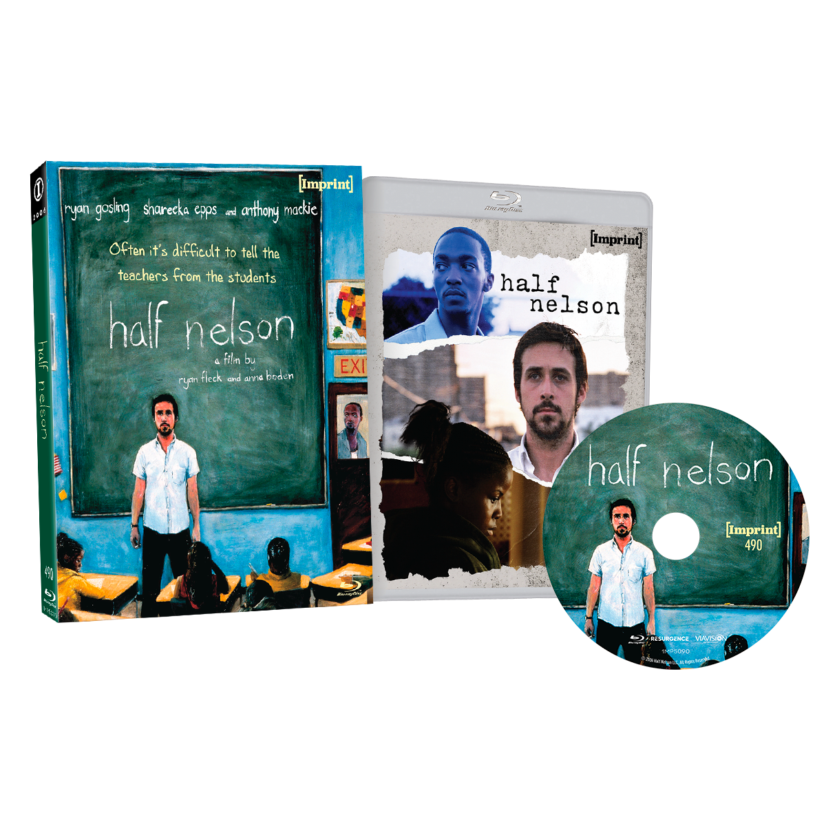 Half Nelson 2006 Blu-ray with limited edition slipcover showing Ryan Gosling and key scenes from the film, region free pre-order.