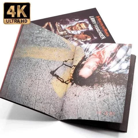 Vinegar Syndrome 4K UHD and Blu-Ray set of Larry Fessenden films Habit and No Telling with slipcase and booklet.