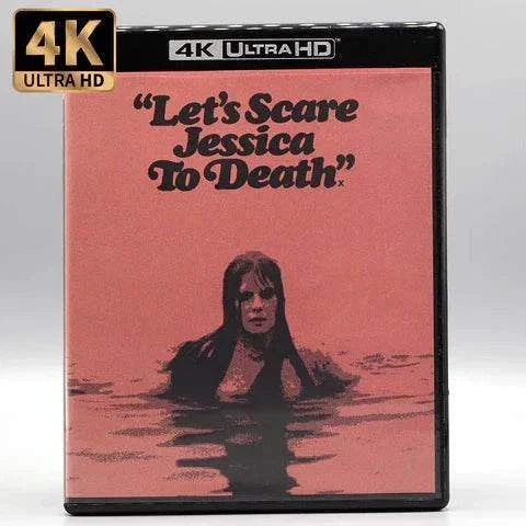 4K UHD cover of "Let's Scare Jessica to Death" by Vinegar Syndrome.