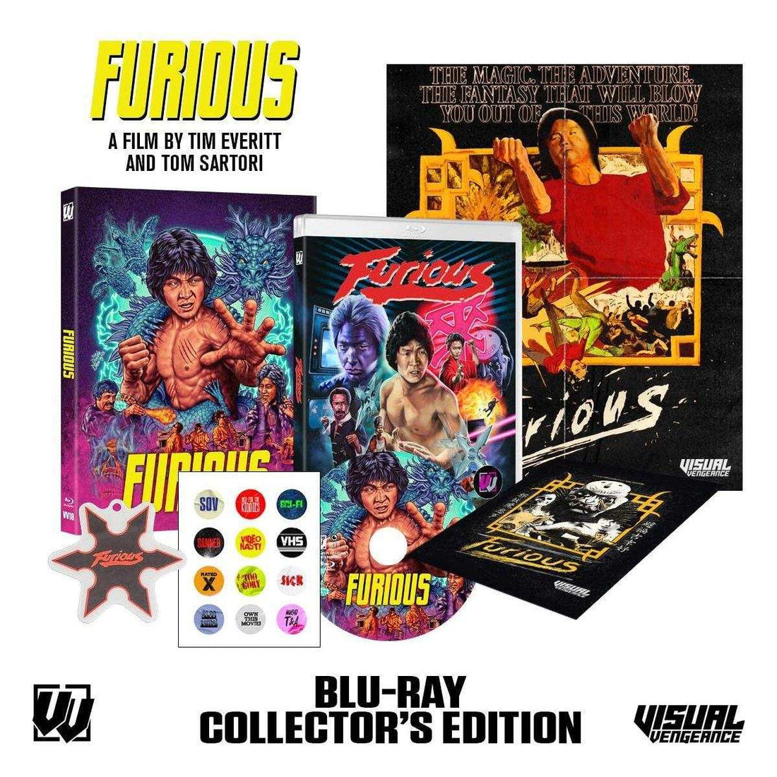 PRE-ORDER: Furious Collectors Edition Blu-ray with slipcover and extras featuring martial arts action.