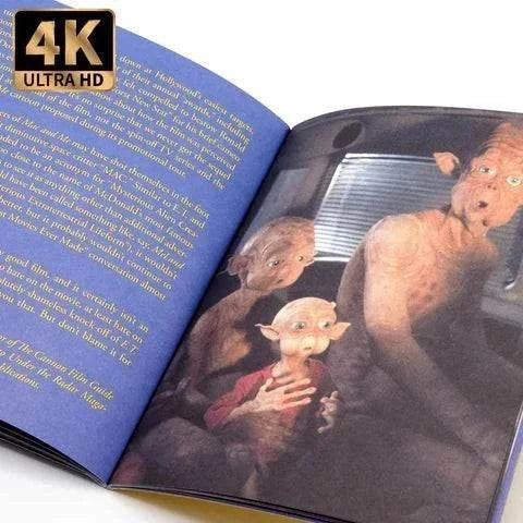 Vinegar Syndrome Ultra 4K UHD and Blu-Ray set of Mac and Me with illustrated booklet and slipcase