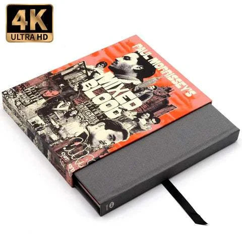 Cinématographe Mixed Blood 4K UHD and Blu-Ray set with slipcover featuring vintage crime drama artwork