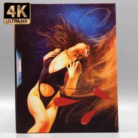 Murderock 4K UHD Blu-Ray with slipcase from Vinegar Syndrome featuring dramatic cover art.