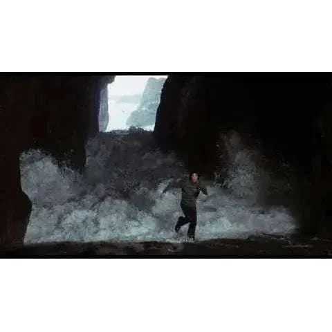 Blu-ray cover of Vinegar Syndrome Labs' "Neither the Sea Nor the Sand," featuring a dramatic seascape scene.