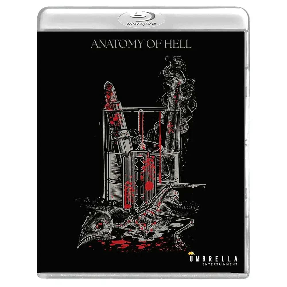 New Extremity Collection Volume 1 Blu-Ray box set featuring Anatomy of Hell cover art by Umbrella Entertainment