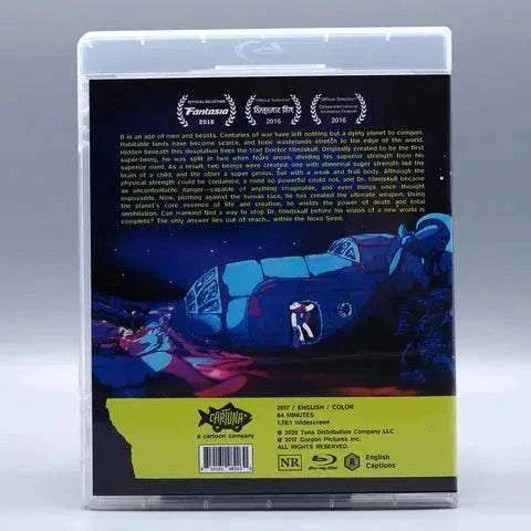 Cartuna - Nova Seed Blu-Ray with slipcover featuring apocalyptic artwork and award accolades.