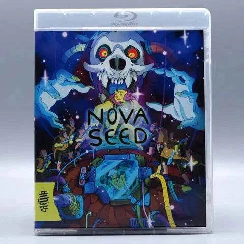 Cartuna - Nova Seed Blu-Ray with slipcover featuring colorful animated artwork.