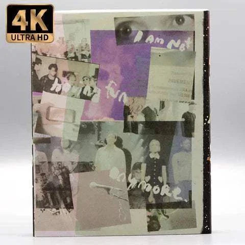 Utopia - Pavements 4K UHD Blu-ray featuring documentary on 1990s indie band Pavement with band member portraits and 4K Ultra HD logo.