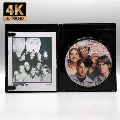 Utopia - Pavements 4K UHD and Blu-Ray set featuring the band Pavement with exclusive documentary and bonus content.