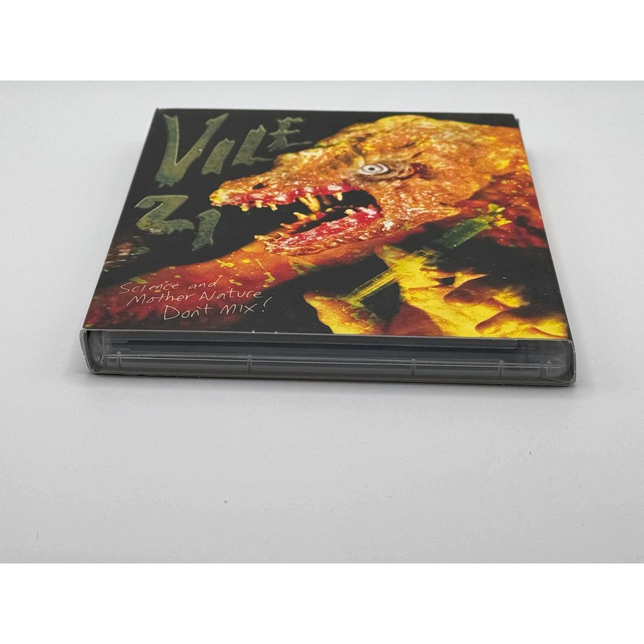 Used Vile 21 Blu-Ray with slipcover, minor wear, special edition horror satire film.