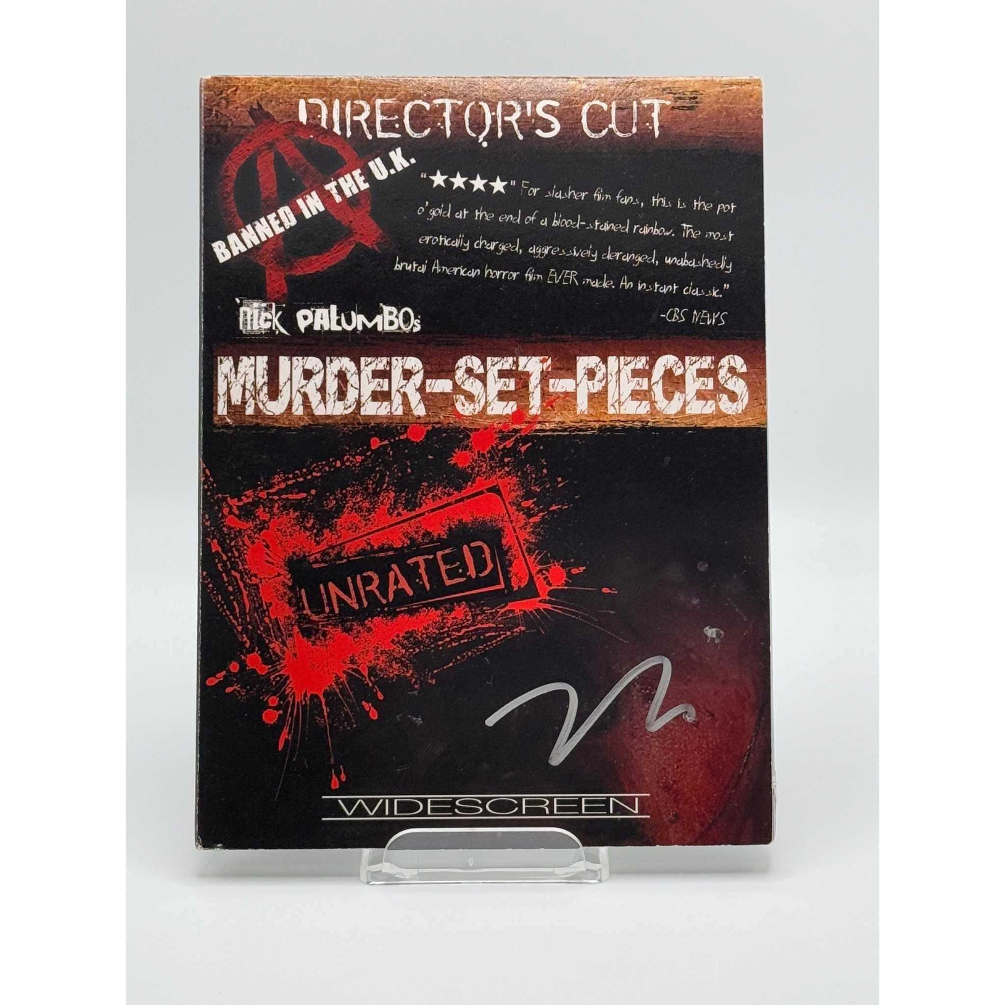 Murder-Set-Pieces DVD Original Unrated Director's Cut, Signed by Nick Palumbo, Used Condition