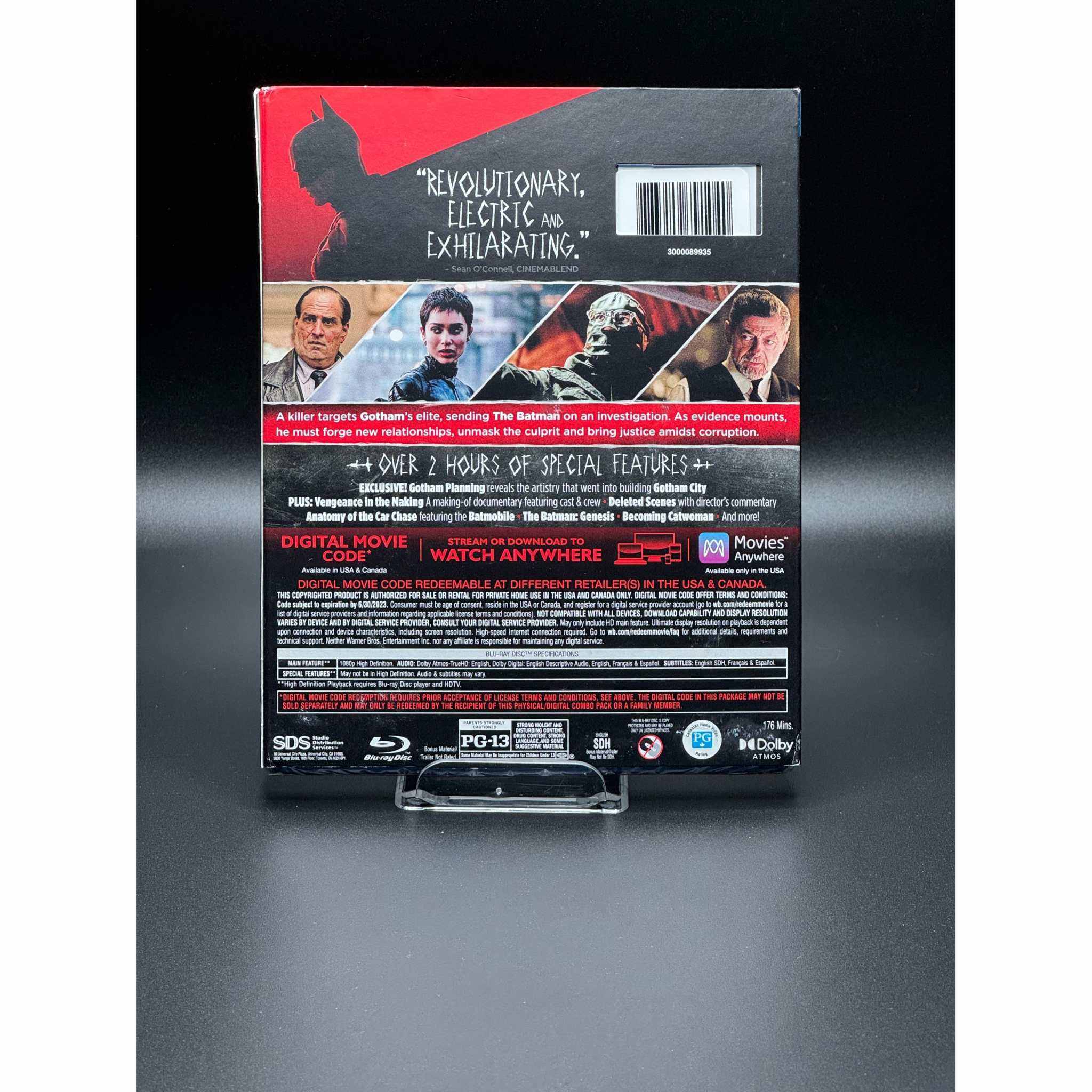 The Batman Limited Edition Blu-Ray with Slipcover (Pre-Owned) - Target Exclusive, Good Condition.