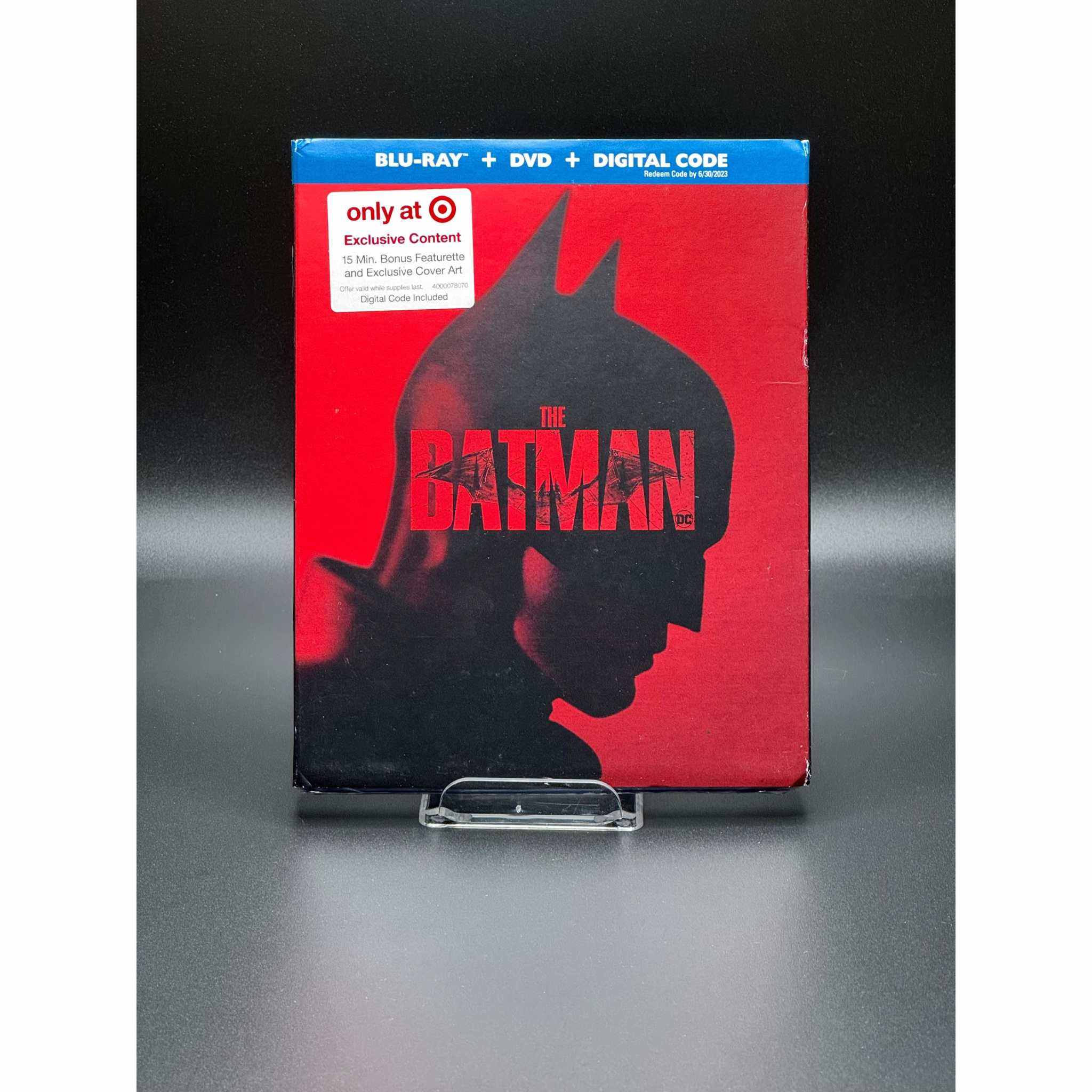 The Batman Limited Edition Blu-Ray, Target Exclusive, pre-owned with slipcover.