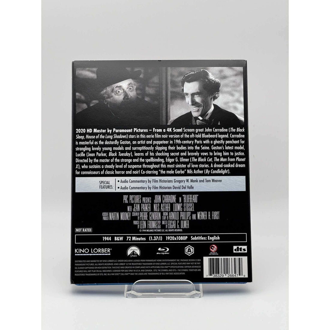 Bluebeard 1944 Blu-Ray front slipcover