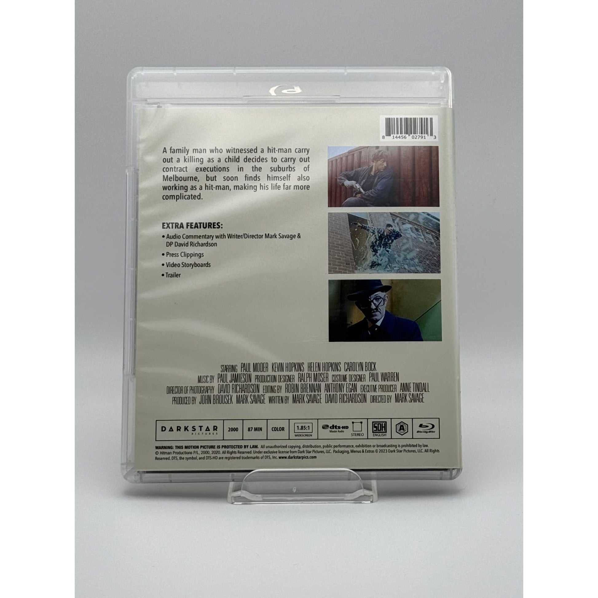 Hitman's Hero Blu-Ray Dark Star back cover